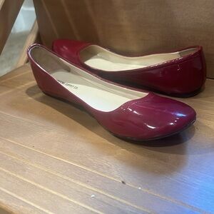 Red Ballet Flats